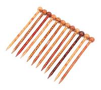 OEBUAFI Set di Bastoncini per Capelli in Legno con Stampa retrò, Squisite Decorazioni per Acconciature Classiche, 12 Pezzi, Ideali per San, Natale, Regali per la Festa della Mamma