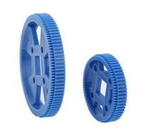 OEBUAFI Set di Ingranaggi in Plastica di Alta qualità da 80 Pezzi per la Realizzazione di Robot Fai-da-te, Accessori Giocattolo Durevoli per Modellini di Giocattoli, per gli Amanti della Scienza