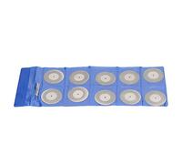 OEBUAFI Set di Mole Diamantate Ad Alta Durezza, Dischi da Taglio Resistenti Agli Urti di Ricambio per Vari Materiali, 10 Pezzi per attività di Taglio e Smerigliatura, per Ristrutturazione di (50MM)