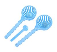 OEBUAFI Set di Palline in Cashmere Shaker con Pompon in Plastica Fai-da-te, Strumento Portatile per Creare Varie Forme, Adatto a Tutte le età, Blu