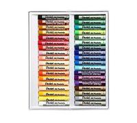 OEBUAFI Set di Pastelli a Olio Vivaci da 36 Pezzi, Consistenza Morbida, Facili da Colorare, Materiale Artistico per Schizzi per Bambini, a Casa, a Scuola, Ideali per Vari Usi