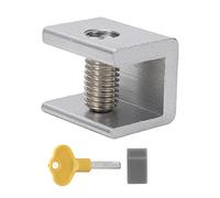 OEBUAFI Set di Serrature per Finestre in Lega di Alluminio Tappo per Finestra Scorrevole Sicuro con Chiave per Porte e Finestre