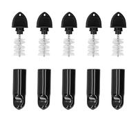 OEBUAFI Set di Spazzole per Rubinetto e Tappi per Rubinetti da 5 Pezzi, Accessori per Kit Birra Alla Spina, Dispositivo di Rimozione Sedimenti per Spazzole per Rubinetti per Bar di Casa