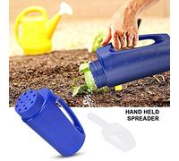 OEBUAFI Spargitore Manuale Spargitore Manuale Agitatore Spargifertilizzante Spargisale Dispenser Sale Ghiaccio Robusto e Durevole Facile da Riempire Ideale per Prati e Giardini Plastica 13*9*28 Cm