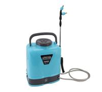 OEBUAFI Spruzzatore a Zaino Alimentato a Batteria da 2000 MAh con Bacchetta in Ottone Regolabile a 5 Ugelli 4-6 Ore di Autonomia per la Spruzzatura del Controllo delle Infestanti (Spina europea 10L)