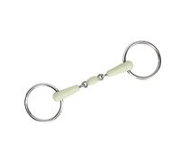 OEBUAFI Stainless Steel Ring Horse Mouth Bit Soft Rubber Design for