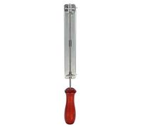 OEBUAFI Supporto per Affilatrice per Motosega in Acciaio di Alta qualità con Piastra Guida per Un'Affilatura Accurata, Perfetto per i Proprietari di Case (Manico in Legno+Staff Lima/4,0 mm)