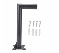 OEBUAFI Supporto per Satellite, Supporto per Tetto in Lega di Alluminio per Kit Internet Satellitare con Strumenti di Installazione, Tetto con Palo Ad Alta Resistenza (Lungo 17-32 pollici)