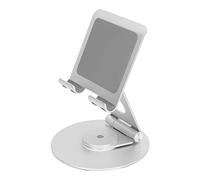 OEBUAFI Supporto per Telefono Pieghevole Regolabile Supporto da Scrivania in Alluminio Base Stabile con Rotazione a 360 Gradi per Laptop Inferiori a 17,3 Pollici, Adatto per L'uso in Ufficio