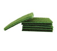 OEBUAFI Tappetino in Artificiale da 10 Pezzi, Prato in Verde per Decorazioni Fai da Te per delle Bambole in Paesaggio, Lavabile con Fibra Chimica, Adatto Alla