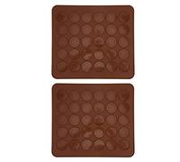 OEBUAFI Tappetino in Silicone per Macaron, Accessorio per Utensili da per Budino di Torta, Dessert Al Cioccolato, Materiale per Uso Alimentare, Antiaderente, Facile da Sformare per