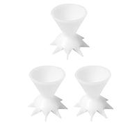 OEBUAFI Tazza Divisa per Versare la Vernice, Imbuto a 7 Gambe per Pittura Acrilica Fai-da-te, Materiali Artistici Fluidi con Tazza di Miscelazione in Silicone Riutilizzabile, Strumento (WHITE)