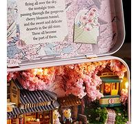 OEBUAFI Teatro in Miniatura per Casa delle Bambole Teatro in Legno Decorativo Unico Fai-da-te per il Relax, Regalo Perfetto per gli Amanti Dell'artigianato (Q-007)