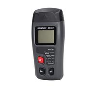 OEBUAFI Tester di umidità Digitale Portatile con Schermo LCD e 4 Scale di Calibrazione per il Rilevamento dell'umidità del Legno per gli Appassionati del Fai da Te