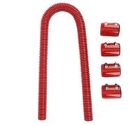 OEBUAFI Tubo Flessibile per Acqua Refrigerante per Radiatore in Acciaio Inossidabile 48 Pollici Design di Resistenza Superiore Facile Regolazione Circolazione del Fluido Stabile 48 (rosso)