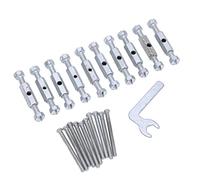 OEBUAFI Utensile a Vite Universale in Robusto Acciaio Legato per la Riparazione di Cassette, Applicabile in Scenari di Danni/prese Allentate (Asta di supporto in metallo)