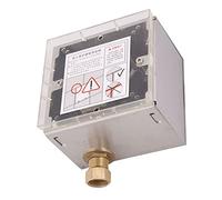 OEBUAFI Valvola di Scarico Automatica per Orinatoio, Montaggio a Parete con | CC6V, CA220V, Pressione Dell'acqua 0,05-0,6MPa, Ingresso, Uscita G1, 2, Filtro Integrato, Lavaggio Automatico 24 Ore