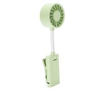OEBUAFI Ventola a Clip Portatile, Mini Ventilatore Che Supporta la Rotazione (GREEN)