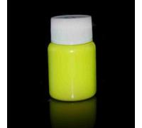 OEBUAFI Vernice Acrilica Fluorescente Che Si Illumina Al Buio, Vernice Luminosa Non Tossica, Perfetta per l'artigianato Fai-da-te e la Decorazione Domestica (YELLOW)
