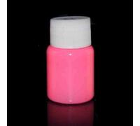 OEBUAFI Vernice Acrilica Fluorescente Che Si Illumina Al Buio, Vernice Luminosa Non Tossica, Perfetta per l'artigianato Fai-da-te e la Decorazione Domestica (Rosa rossa)