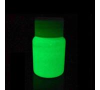 OEBUAFI Vernice Acrilica Fluorescente Che Si Illumina Al Buio, Vernice Luminosa Non Tossica, Perfetta per l'artigianato Fai-da-te e la Decorazione Domestica (GREEN)