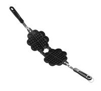 OEBUAFI Waffle Maker Pan Flower Heart Shape Non Stick for Easy Baking At