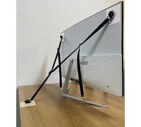 OeckuXIY Cinghie di sicurezza regolabili per TV, ancoraggi anti-punta per mobili, per proteggere i bambini, per schermi piatti da fissare a parete, armadio, supporto o scrivania, cinghie terremote,