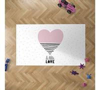 Oedim - Tappeto per bambini a forma di cuore in PVC, 95 x 200 cm, moquette PVC, pavimento vinilico, decorazione per la casa, pavimento in sintasol, pavimento di protezione per bambini