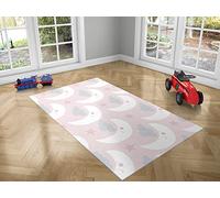 Oedim Tappeto per Bambini Moon And Clouds PVC 95 cm x 133 cm | Tappeto per Adulti in PVC | Pavimento in Vinile per Adulti