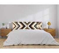 Oedim Testiera per Letto Astratto, 135 x 60 cm, Plastica, Colori Legno, 135x60cm