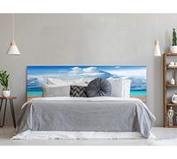 Oedim Testiera per Letto in PVC con Stampa Digitale Acqua, Cristallo Multicolore, 100 x 60 cm, Disponibile in Diverse Misure, Leggera, Elegante, Resistente ed Economica
