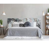 Oedim Testiera per letto in PVC, stampa digitale, rami, 115 x 60 cm, testiera originale ed economica