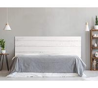 Oedim - Testiera per letto Pegasus stampa digitale simil-legno, colore bianco, 115 x 60 cm, disponibile in varie misure, testata leggera, elegante, resistente e conveniente