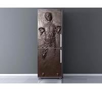 Oedim, Vinile per frigorifero di Han Solo in carbonite, vinile di prima qualità, 200 x 70 cm, adesivo resistente e di facile applicazione, adesivi per frigorifero economici ed eleganti, vinile per