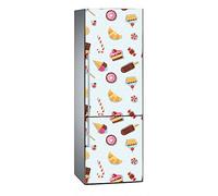 Oedim Vinile per Gelato Frigorifero, 185 x 60 cm, Adesivo Durevole e Facile Applicazione, Adesivo Decorativo dal Design Elegante