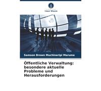 Öffentliche Verwaltung: besondere aktuelle Probleme und Herausforderungen