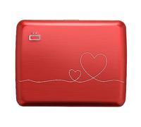 ÖGON -DESIGNS- OGON Portafoglio in alluminio Smart Case V2L Extra Capacity - Scomparto per monete e banconote - Protezione RFID - Capacità 10 Carte e Scontrini