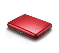 ÖGON -DESIGNS- Portafoglio in alluminio di grande capacità con chiusura in metallo, protezione RFID contro le frodi e la smagnetizzazione, modello Smart Case OSLO Large