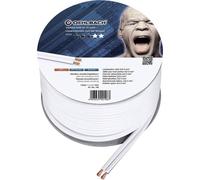 Oehlbach 196 Cavo per altoparlanti 2 x 2.5 mm² Bianco 20 m