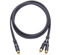 Oehlbach D1c23702 Subwoofer Y-rca Cable 2 M Nero