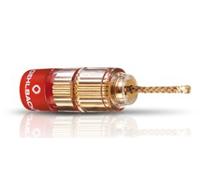OEHLBACH 3022 connettore a banana Oro, Rosso - Nouvo
