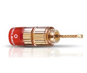OEHLBACH 3022 connettore a banana Oro, Rosso - Nouvo