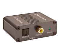 OEHLBACH AD Transformer - Convertitore di segnale audio stereo analogico a digitale (RCA RCA a coassiale RCA SPDIF Toslink - 24 bit 96 kHz) interamente in metallo