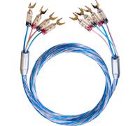 Oehlbach Bi-Tech 4.4 L (2 x 4m) - Cavo per altoparlante o diffusore, assemblato, 2,5 mm², Fourches, Compatibile con bi-amplificazione