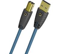 Oehlbach Cavo USB Spina USB-B, Spina USB-A 3 m Blu petrolio doppia schermatura,