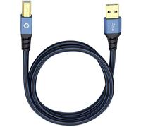 Oehlbach Cavo USB USB 2.0 Spina USB-A, Spina USB-B 7.50 m Blu contatti