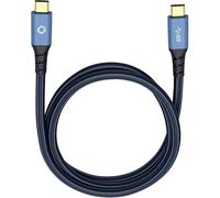 Oehlbach, d1C9320, cavo USB Da USB-C a USB-C (tipo 3.1) 1,00 m nero/blu