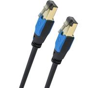 Oehlbach D1C19352 RJ45 Cavo di rete, cavo patch CAT 8.1 1.00 m Nero 1 pz.
