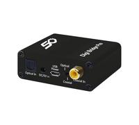 OEHLBACH DA Converter - Trasformatore audio digitale/analogico, coassiale/ottico, R-L/Jack - Cirrus Logic Chip, marrone metallizzato