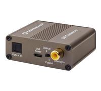 OEHLBACH Digi Bridge - Trasformatore audio digitale/analogico, coassiale/ottico, R-L/jack USB di tipo C - Cirrus Logic Chip, marrone